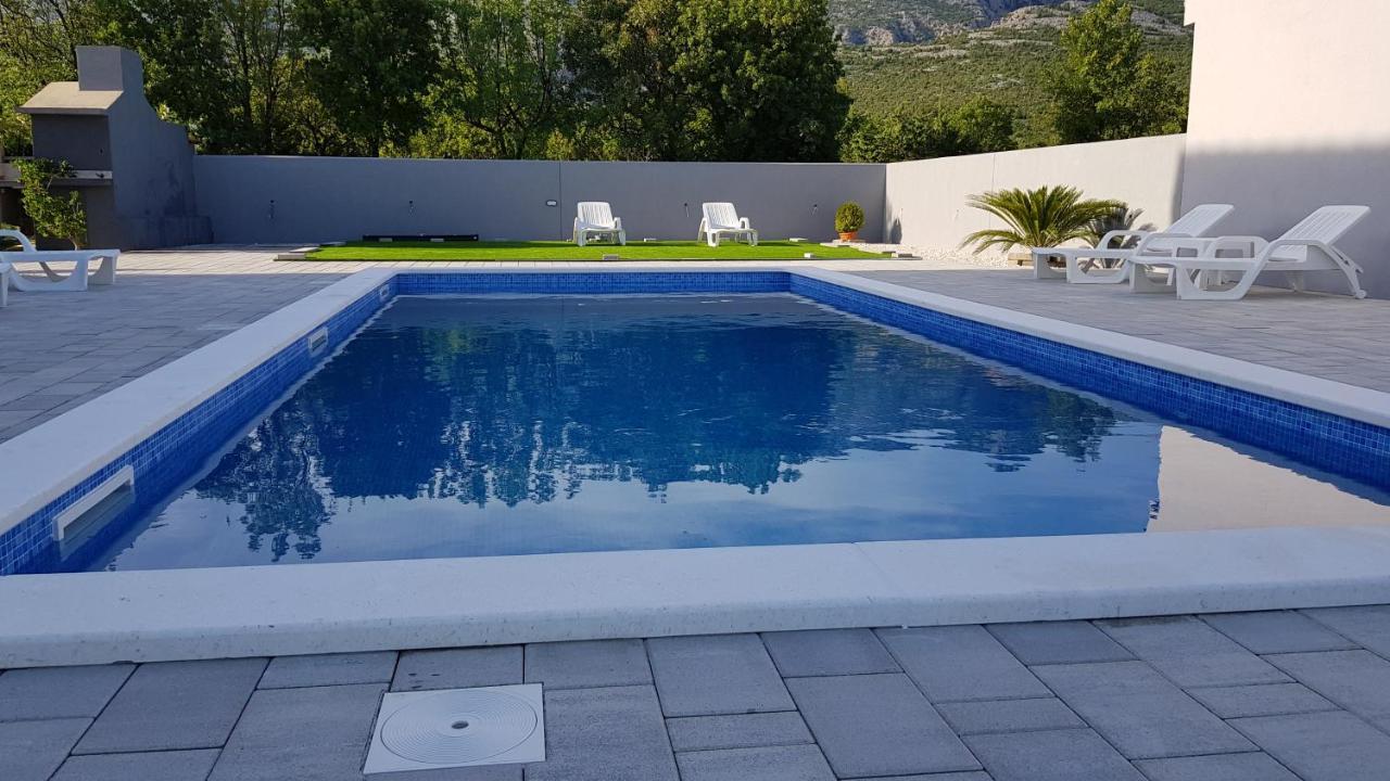 Apartments Zanic With Private Swimming Pool And Sea View Starigrad Paklenica Bagian luar foto
