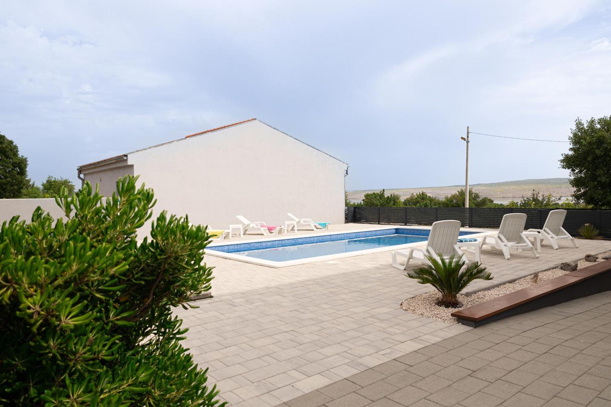 Apartments Zanic With Private Swimming Pool And Sea View Starigrad Paklenica Bagian luar foto